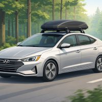 Hyundai Elantra үшін шатырдағы жүксалғыш – көліктің мүмкіндіктерін кеңейту
