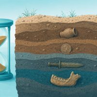Археологиялық артефакт қанша уақыт жерде жатыр?
