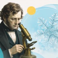 Қар түйіршіктерінің құрылысын кім зерттеген